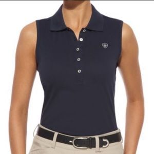 ARIAT EQUESTRIAN SLEEVELESS PERFORMANCE POLO
